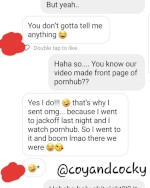 Text Exchange from Stranger after vid went viral