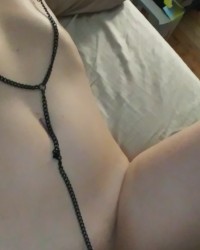 Cum play with my tits and my ass . photo