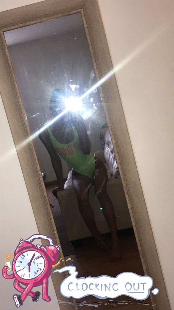 Light skin teen showing off her 18 year old body!