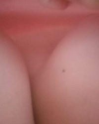 Boob tease photo