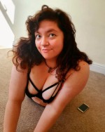Curvy College Cutie looking sweet for her Dom