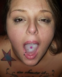 she loves cum in her mouth photo
