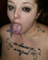 she loves cum in her mouth photo