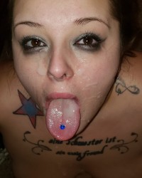 she loves cum in her mouth photo