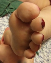 Mrs tina feet photo