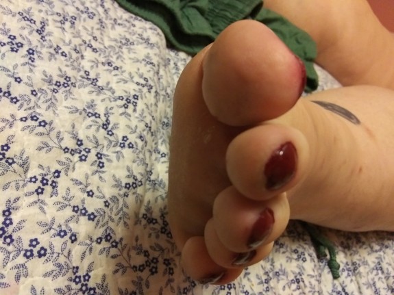 Mrs tina feet