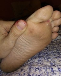 Mrs tina feet photo