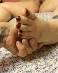 Mrs tina feet photo
