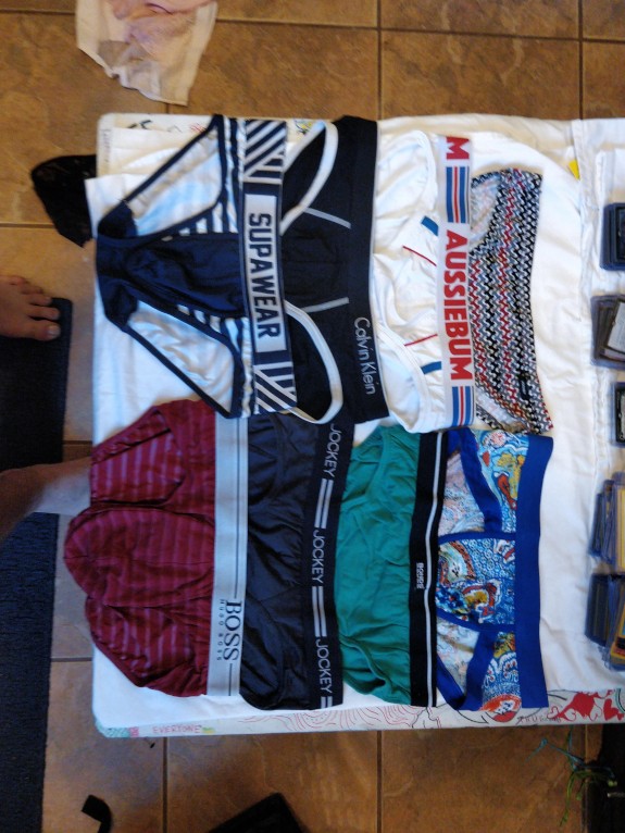 Me and my underwear collection (for sale) 