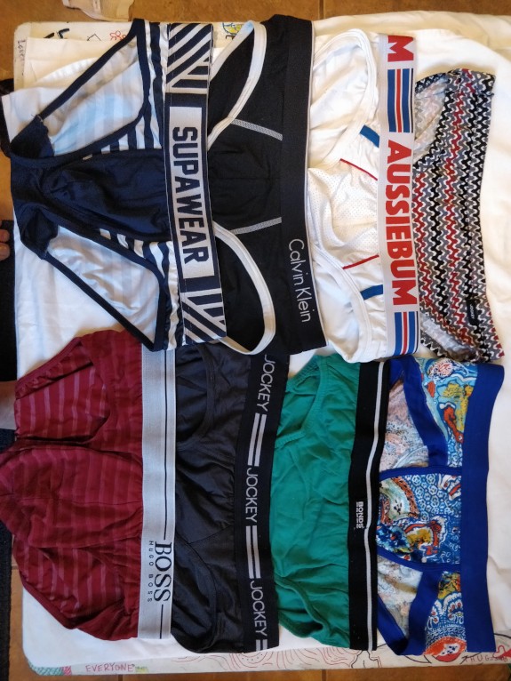 Me and my underwear collection (for sale) 