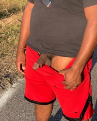 Me and my girl on our walk photo