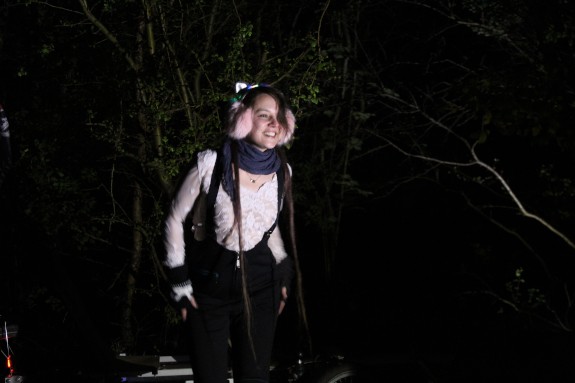 Out with my sexy horny girl in a cold Scandinavian forest @night