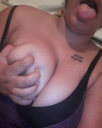 Bouncy teasing tits photo