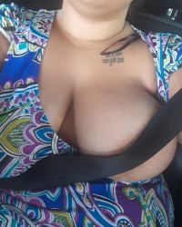 Bouncy teasing tits photo