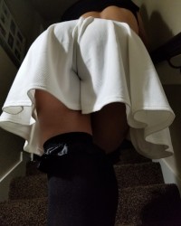 Femboy on stairs photo