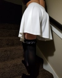 Femboy on stairs photo
