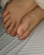 Cum on young thot feet