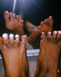 Feet: Freshly Painted Pink Toes photo