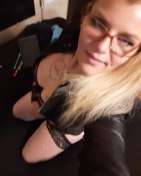 Glasses and high ponytails photo