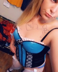 Doesnt my slut look perfect in her corsets photo