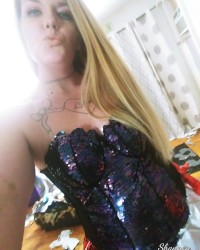 Doesnt my slut look perfect in her corsets photo