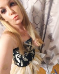 Doesnt my slut look perfect in her corsets photo