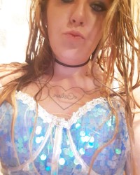 Doesnt my slut look perfect in her corsets photo