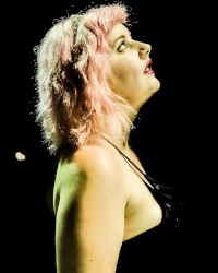 Black glitter photo