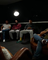 Fresh MILF at the Gangbang Station getting Creampied by the cocksmen photo