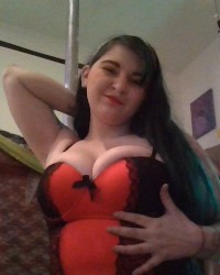 Sexy new Corset garterbelt & Fishnet stockings tease ;) photo