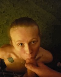 Young Babe Drains Balls With Mouth (Video Available) photo