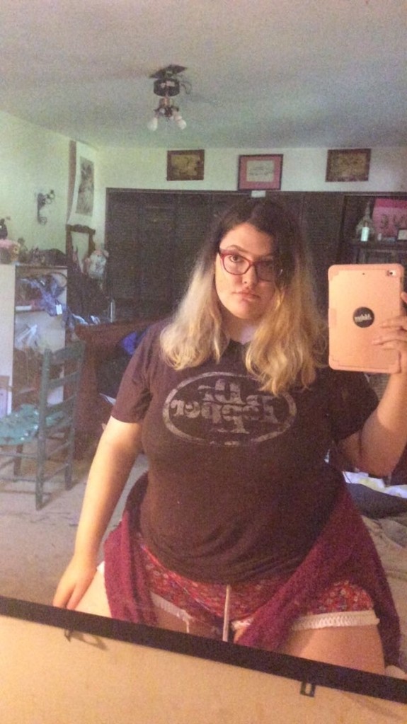 More fat girl teasing