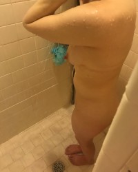 Hot shower fun photo