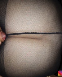 ⇨ NEW Cumshot on Nice Pantyhose Ass- SanyAny photo