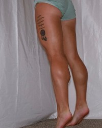 Leg worship photo