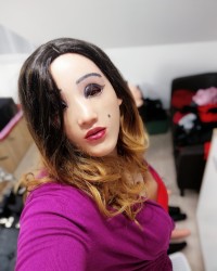 Anal Fuck with Sex machine and horse dildo photo