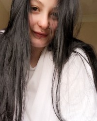 White T and smile photo