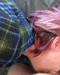 Dressed up sexy to give my owner a little surprise ;) photo