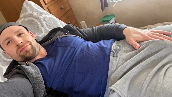 Rubbing My Big Dick