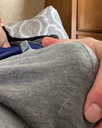 Rubbing My Big Dick photo