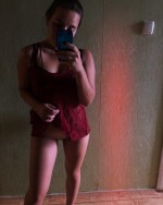 red outfit