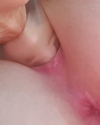 Alone time, playing with my pussy and ass photo