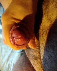 My hairy body and my thick cock photo