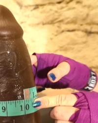 10 inches girth is 25.5 cm. Extreme pussy insertion. Slackhole Challenge photo
