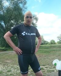 NylonFace macht FKK ** Radtour 2020 ** photo