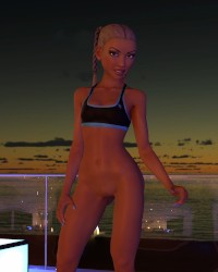 Game PART # 2 - Tessa caresses pussy photo