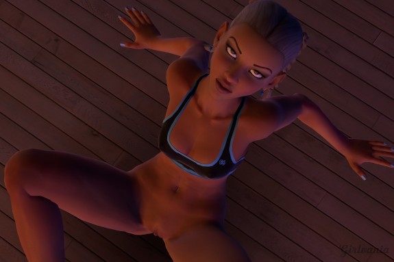 Game PART # 2 - Tessa caresses pussy