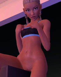 Game PART # 2 - Tessa caresses pussy photo