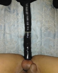Solo Anal Fuck With Large Dildo. photo