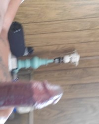 My cock and bum photo